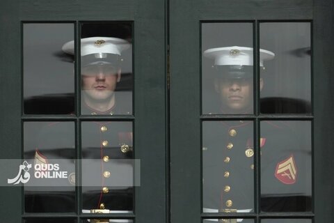 مراسم استقبال از محمد بن سلمان در کاخ سفید