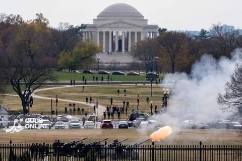 مراسم استقبال از محمد بن سلمان در کاخ سفید