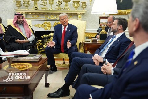 مراسم استقبال از محمد بن سلمان در کاخ سفید