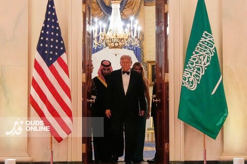 مراسم استقبال از محمد بن سلمان در کاخ سفید