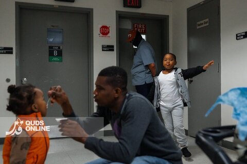 تصاویری از داخل دادگاه‌های مهاجران در آمریکا