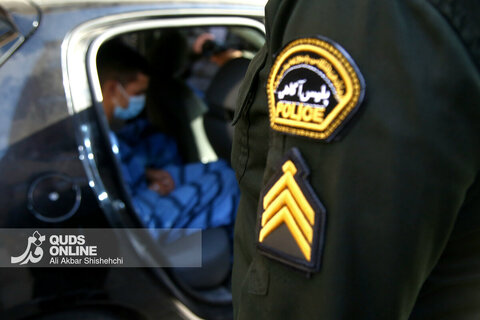 گزارش تصویری | بازسازی صحنه جرم زورگیری از 2 نوجوان مشهدی