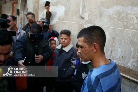 گزارش تصویری | بازسازی صحنه جرم زورگیری از 2 نوجوان مشهدی