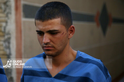 گزارش تصویری | بازسازی صحنه جرم زورگیری از 2 نوجوان مشهدی