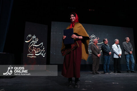 گزارش تصویری | اختتامیه سی و پنجمین جشنواره تئاتر استان