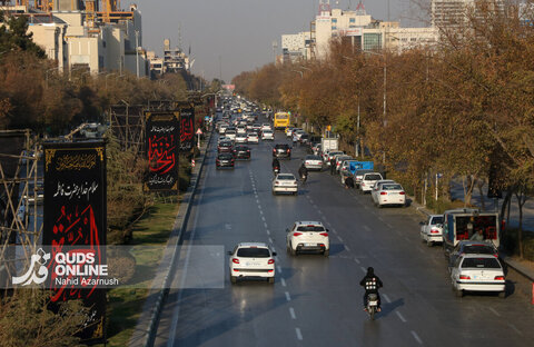 حال و هوای فاطمیه در خیابان های مشهد