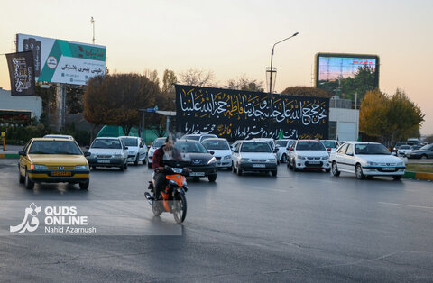 حال و هوای فاطمیه در خیابان های مشهد