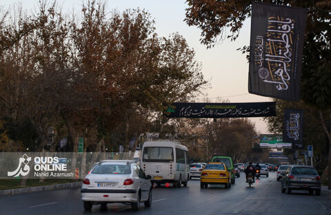 حال و هوای فاطمیه در خیابان های مشهد