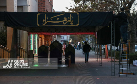 حال و هوای فاطمیه در خیابان های مشهد