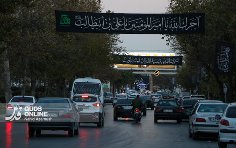 حال و هوای فاطمیه در خیابان های مشهد