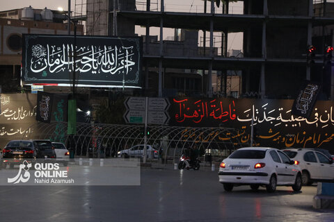 حال و هوای فاطمیه در خیابان های مشهد