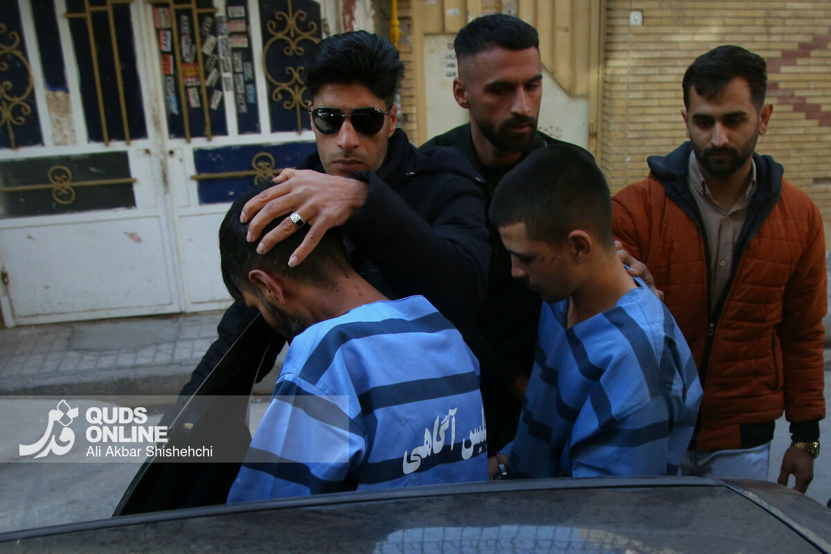 نمایش چهره زورگیران سه کودک مشهدی