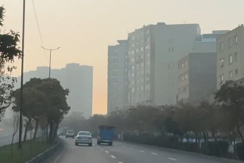 وضعیت هوای تبریز همچنان قرمز است