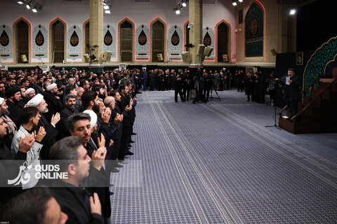 نخستین شب عزاداری ایام فاطمیه با حضور رهبر انقلاب