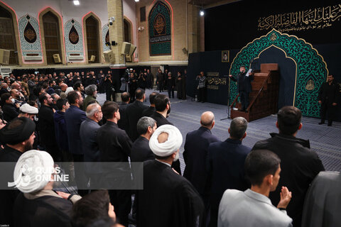 نخستین شب عزاداری ایام فاطمیه با حضور رهبر انقلاب
