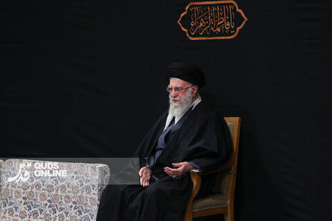 نخستین شب عزاداری ایام فاطمیه با حضور رهبر انقلاب