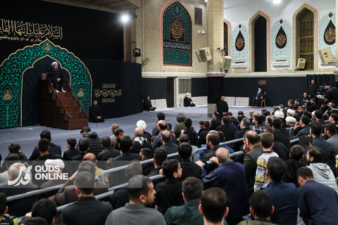 نخستین شب عزاداری ایام فاطمیه با حضور رهبر انقلاب