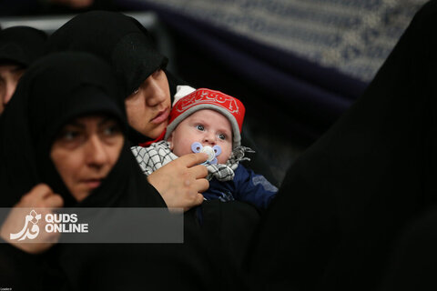 نخستین شب عزاداری ایام فاطمیه با حضور رهبر انقلاب