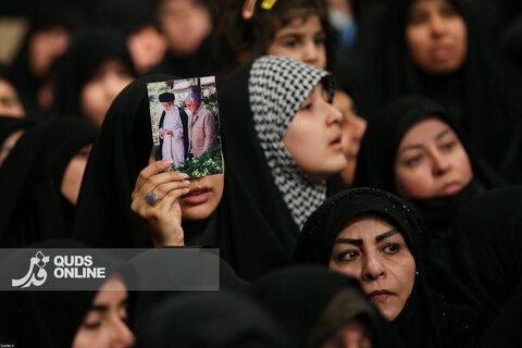 نخستین شب عزاداری ایام فاطمیه با حضور رهبر انقلاب