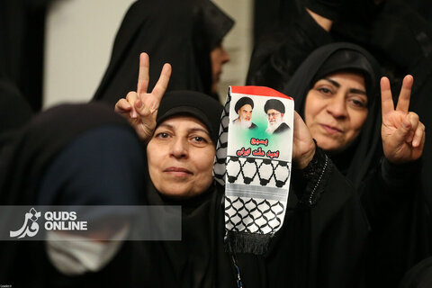 نخستین شب عزاداری ایام فاطمیه با حضور رهبر انقلاب