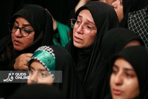 نخستین شب عزاداری ایام فاطمیه با حضور رهبر انقلاب
