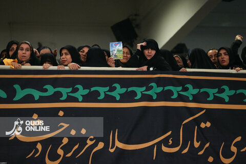 نخستین شب عزاداری ایام فاطمیه با حضور رهبر انقلاب