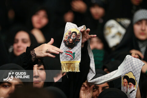 نخستین شب عزاداری ایام فاطمیه با حضور رهبر انقلاب