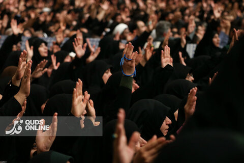 نخستین شب عزاداری ایام فاطمیه با حضور رهبر انقلاب