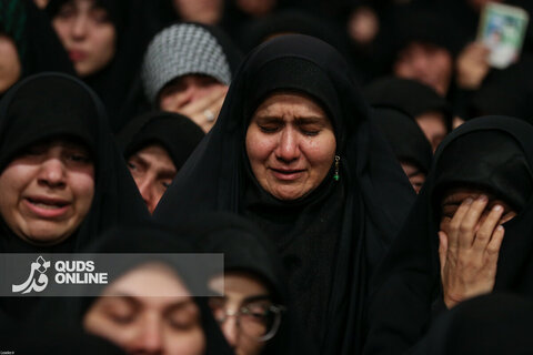 نخستین شب عزاداری ایام فاطمیه با حضور رهبر انقلاب