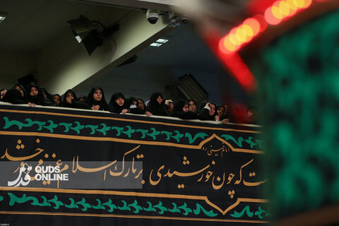 نخستین شب عزاداری ایام فاطمیه با حضور رهبر انقلاب