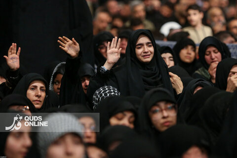 نخستین شب عزاداری ایام فاطمیه با حضور رهبر انقلاب