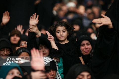 نخستین شب عزاداری ایام فاطمیه با حضور رهبر انقلاب