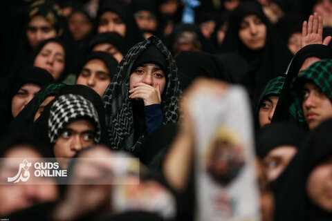 نخستین شب عزاداری ایام فاطمیه با حضور رهبر انقلاب