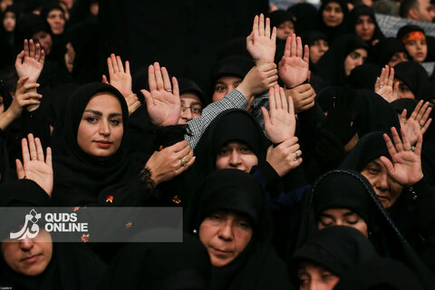 نخستین شب عزاداری ایام فاطمیه با حضور رهبر انقلاب