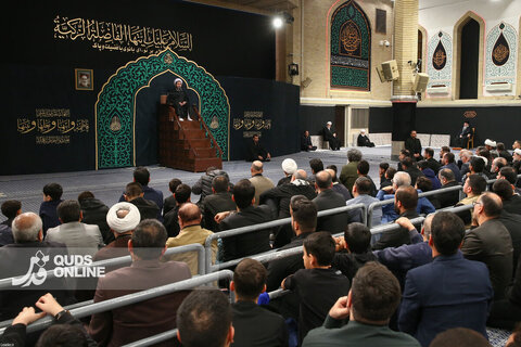 نخستین شب عزاداری ایام فاطمیه با حضور رهبر انقلاب