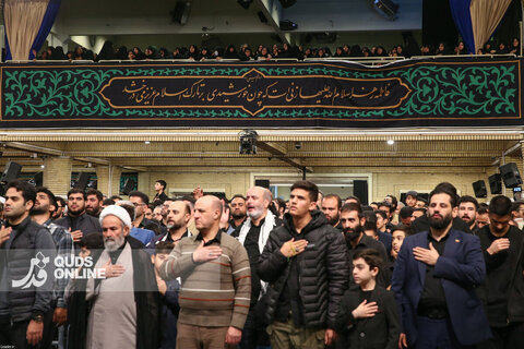 نخستین شب عزاداری ایام فاطمیه با حضور رهبر انقلاب