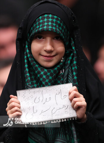 نخستین شب عزاداری ایام فاطمیه با حضور رهبر انقلاب