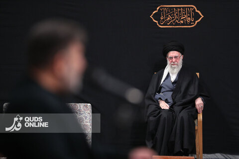 نخستین شب عزاداری ایام فاطمیه با حضور رهبر انقلاب