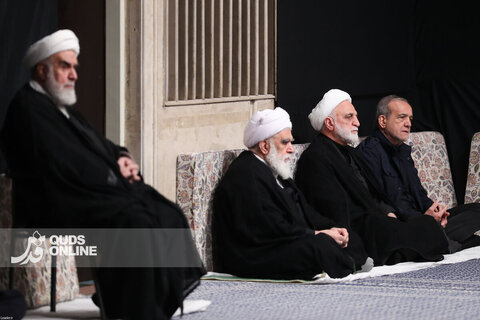 نخستین شب عزاداری ایام فاطمیه با حضور رهبر انقلاب