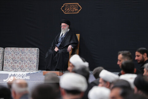 نخستین شب عزاداری ایام فاطمیه با حضور رهبر انقلاب