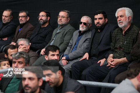 نخستین شب عزاداری ایام فاطمیه با حضور رهبر انقلاب