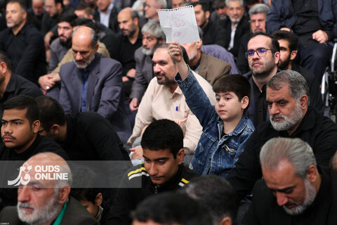 نخستین شب عزاداری ایام فاطمیه با حضور رهبر انقلاب