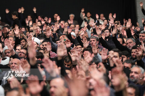 نخستین شب عزاداری ایام فاطمیه با حضور رهبر انقلاب