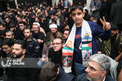 نخستین شب عزاداری ایام فاطمیه با حضور رهبر انقلاب