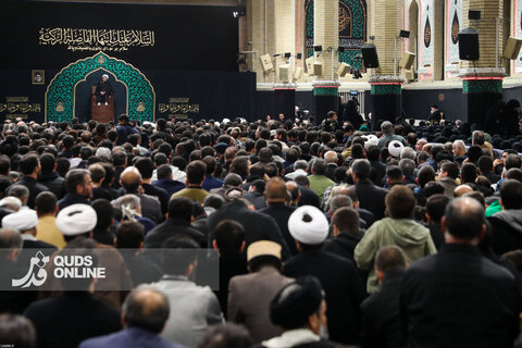 نخستین شب عزاداری ایام فاطمیه با حضور رهبر انقلاب