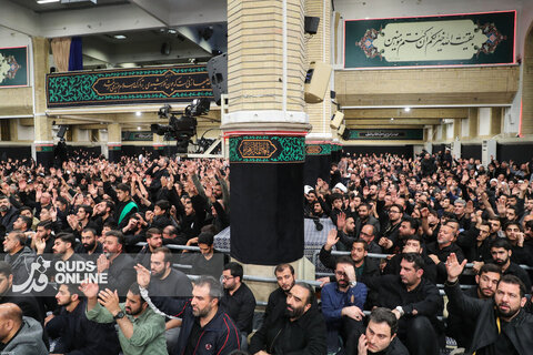 نخستین شب عزاداری ایام فاطمیه با حضور رهبر انقلاب