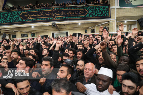 نخستین شب عزاداری ایام فاطمیه با حضور رهبر انقلاب