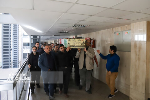 گزارش تصویری | مراسم تجدید میثاق با شهدا - موسسه فرهنگی قدس