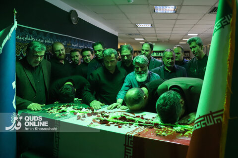 گزارش تصویری | مراسم تجدید میثاق با شهدا - موسسه فرهنگی قدس