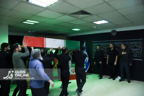 گزارش تصویری | مراسم تجدید میثاق با شهدا - موسسه فرهنگی قدس